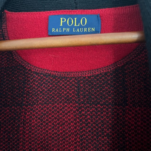 New without tags, Buffalo plaid Polo Ralph Lauren wool cardigan - Picture 7 of 12